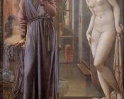 爱德华科莱伯恩琼斯 - Pygmalion and the Image 2 The Hand Refrains